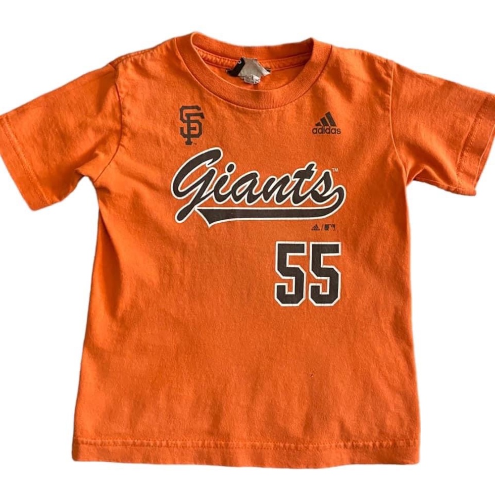 💙4/$28💙 MLB Adidas 3T Baseball Jersey Tee San Francisco Giants “Lincecum” Tee
